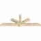 Ekena Millwork Redmond Rough Sawn Timber Gable Bracket, Douglas Fir, 108"W x 40"H x 6"D x 6"F, 9/12 Pitch GBW108X40X0606RED00RDF - alternate 3